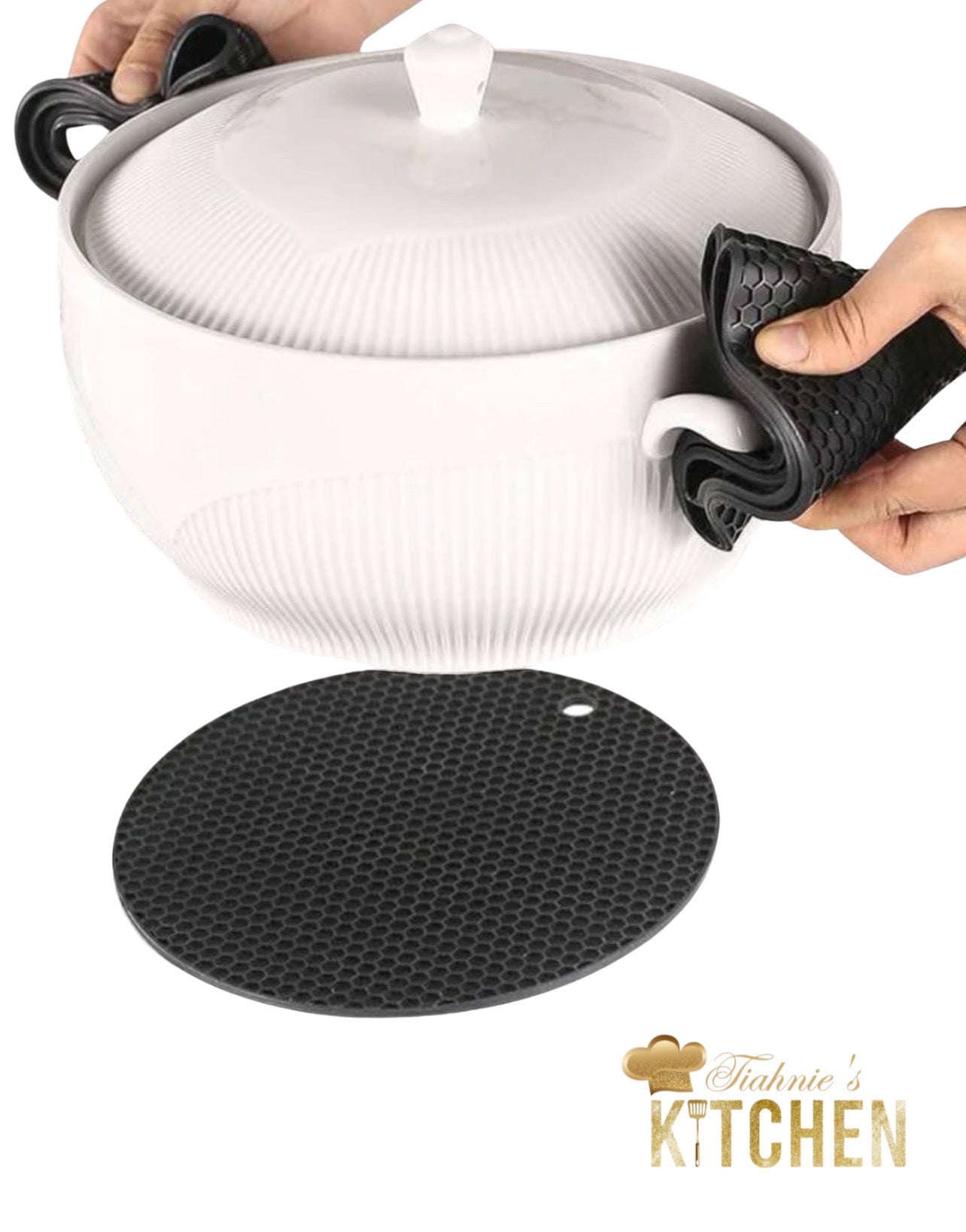 Heat resistant pot/bowl holder